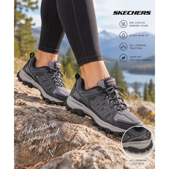 Skechers Shoes - Skechers Women’s 8 Extra Wide Trail Hiking Shoes Air-Cooled Memory Foam Gray
